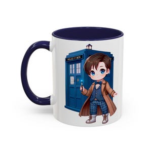 Coffee Mug with Whimsical Baby Doctor Design, Cute Home Decor, Perfect for Coffee and Doctor Who Lovers, 11oz or 15 oz
