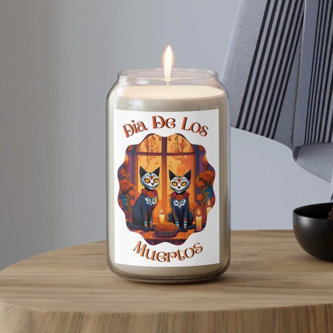 Dia De Los Muertos Scented Ofrenda Candle, 13.75oz, Day of the Dead ...