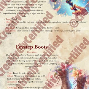 DnD Magical Item Cards: Visual Guide for DMs and Players (Digital Download) image 8