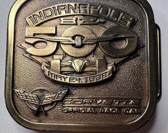 ヴィンテージ 1998年 インディアナポリス500 コルベット ペースカー ベルトバックル