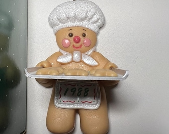 Adorno artesanal Hallmark Keepsake "Hijo" de 1988