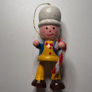 Vintage Wooden Christmas Ornament