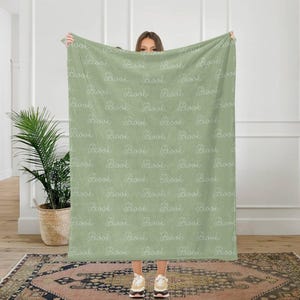 Personalized Swaddle Blanket, Custom Baby Blanket, Girl/Boy Name Gift, Kids Bedding, Baby Shower Gift, Unique Baby & Kids Gift.