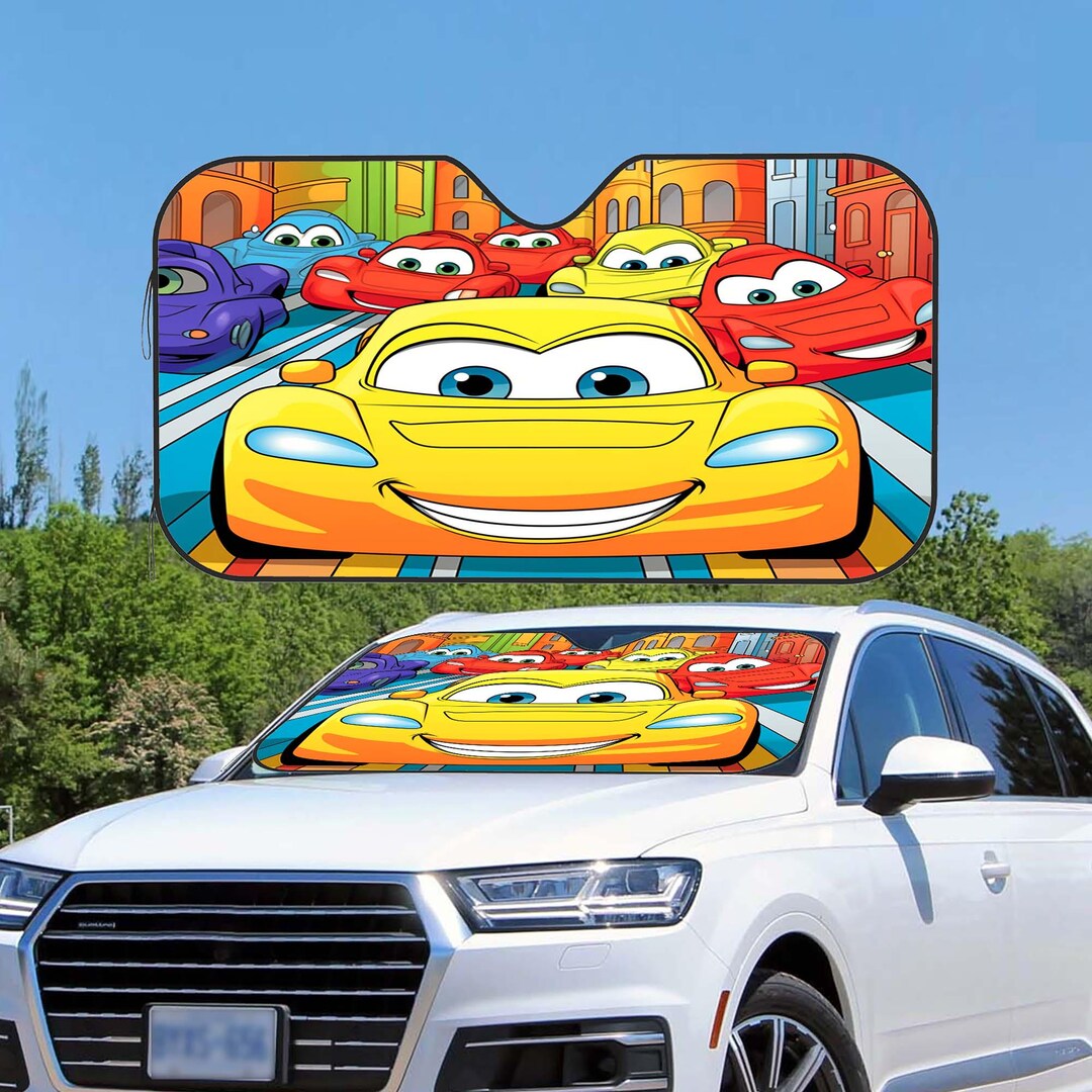 Custom Photo Sun Shade, Cars Car Sun Shade Windshield Keeps Interior ...