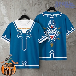 Link Legend of Zelda Halloween All Over Print Costume Hoodie, Breath Of The Wild Link Cosplay, Halloween Costume Party, Gift For Gamer