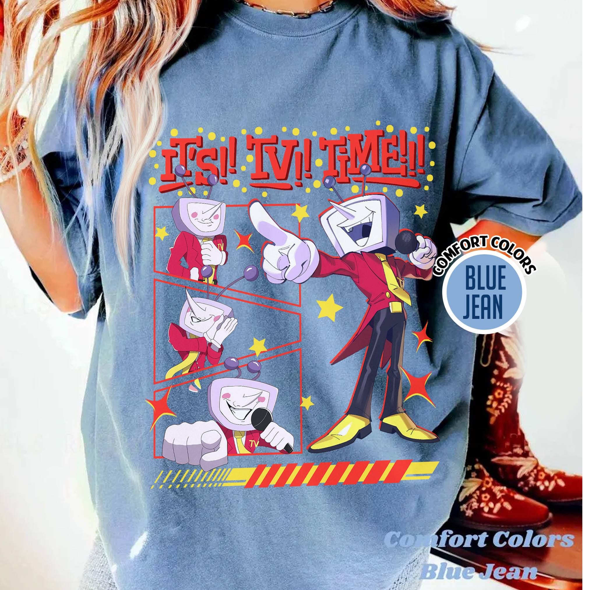 Comfort Tenna Deltarune Game Shirt, It's TV Time Meme T-shirt