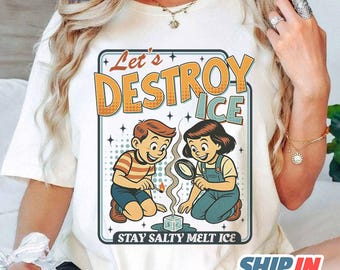 Stay Salty Melt ICE Protest T-Shirt, Subtle Anti ICE Graphic Tee, Unisex Soft Cotton Shirt, Immigrant Rights Gift