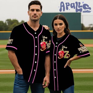 Descendants Zombies World Tour Baseball Shirt, The Rise Of Red Group Baseball Jersey,Descendants Summer Music Festival Trip