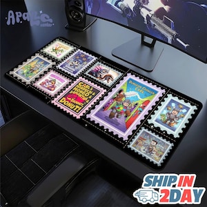 Princess Donut Gaming Mouse Pad Large Desk Mat, Dungeon Crawler Carl, DCC, Princess Donut DCC Mongo, Fantasy Gift