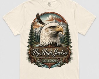 Fly Free Jackie Shirt, Big Bear Eagle Memorial Tee, Bald Eagle Tribute, Jackie The Eagle Shirt, Animal Lover Tee
