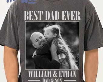 Custom Photo Dad Shirt, Personalised Comfort Dad Shirt, Dad Picture Tshirt , Christmas Gift for Dad, Dad Tee, Dad Gift, Grandpa Gift