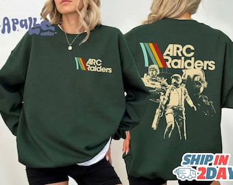 ARC Raiders Striped Shirt, ARC Game Quotes Shirt, ARC Survival Evolved, Arc Raiders, Gifts For Gamer, Vintage Game Lovers Tee