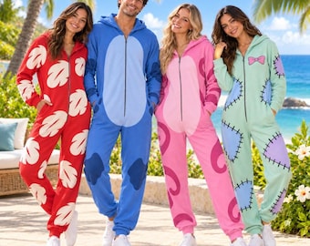 Lilo Stitch Angel Scrump Halloween Cosplay, Pijamas Jumpsuit, Character Party Outfit