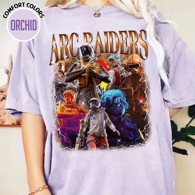 ARC Raiders Bootleg Shirt, ARC Survival Evolved, Retro Arcade Raiders ...