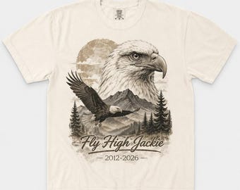 Forever Our Queen Jackie Shirt, Big Bear Bald Eagle Memorial Tee, Jackie The Eagle Tribute Comfort Colors Shirt