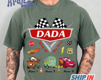 Custom Cars Dad Shirt, Cars Mama Shirt, McQueen Shirt, Disneyland Cars Family Shirt, Gift For Dad,Disneyland Dad Shirt, Couple Shirt
