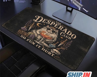 Dungeon Crawler Carl Desk Mat | DCC Gamer Mouse Pad Dungeon Crawler Carl Princess Donut The Desperado Club Mouse Pad