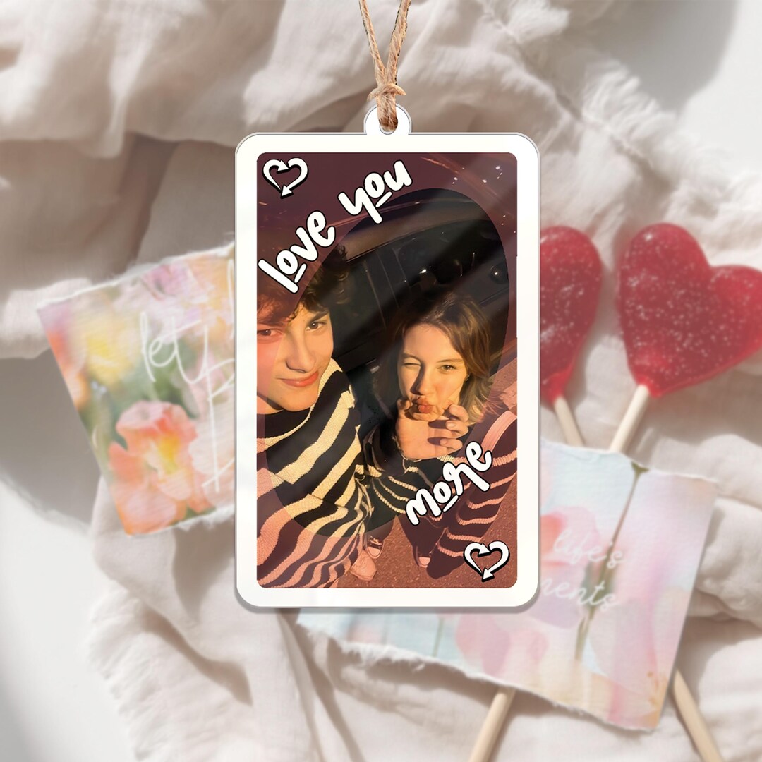 Gift Cards Reverse I Love You More UNO Acrylic Reverse Card Personalized Gift Custom ...
