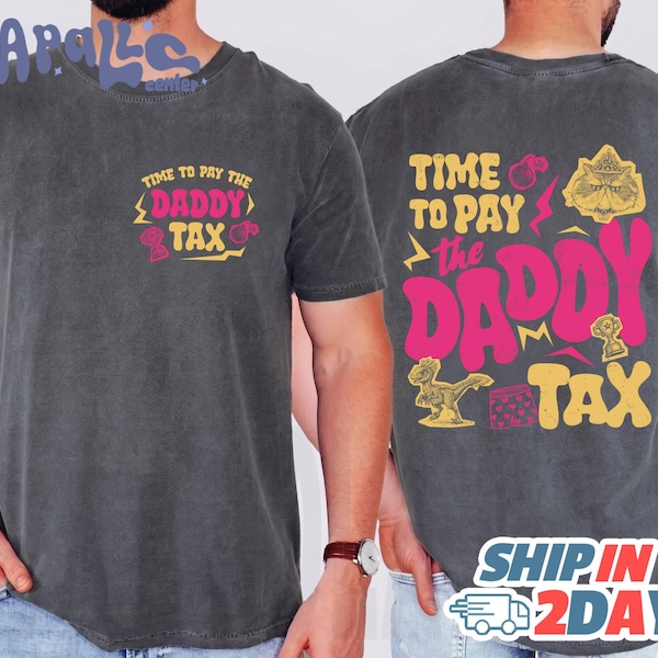 Camiseta de doble cara de Carl Daddy Tax de Dungeon Crawler, Camiseta "Es hora de pagar el impuesto de papá", Camiseta "Maldita sea, princesa dona", Amante de los libros de ciencia ficción