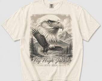 Jackie and Shadow Shirt, Big Bear Bald Eagle Couple Tee, 2026 Viral Nest Cam Gift, Lover Tee