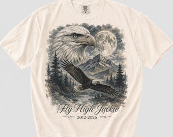 Jackie and Shadow Shirt, Big Bear Bald Eagle Couple Tee, 2026 Viral Nest Cam Gift, Lover Tee
