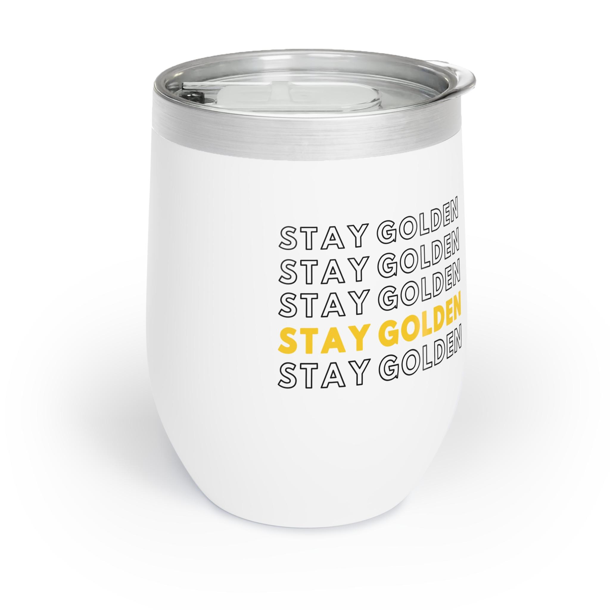 Verre à Vin The Golden Girls 'Stay Golden' - 591 Ml Forme Larme