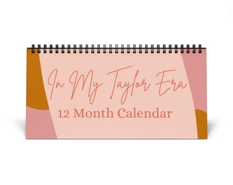 In My Taylor Era 2026 Desktop Calendar, Taylor Lyrics Calendar, Taylor Fans, Calendar, In My 2025 Era