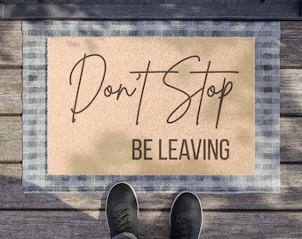 Funny Doormat, Journey Lovers Welcome Mat, Music Fans House Decor, Unique Housewarming Gift, Rock Band Doormat