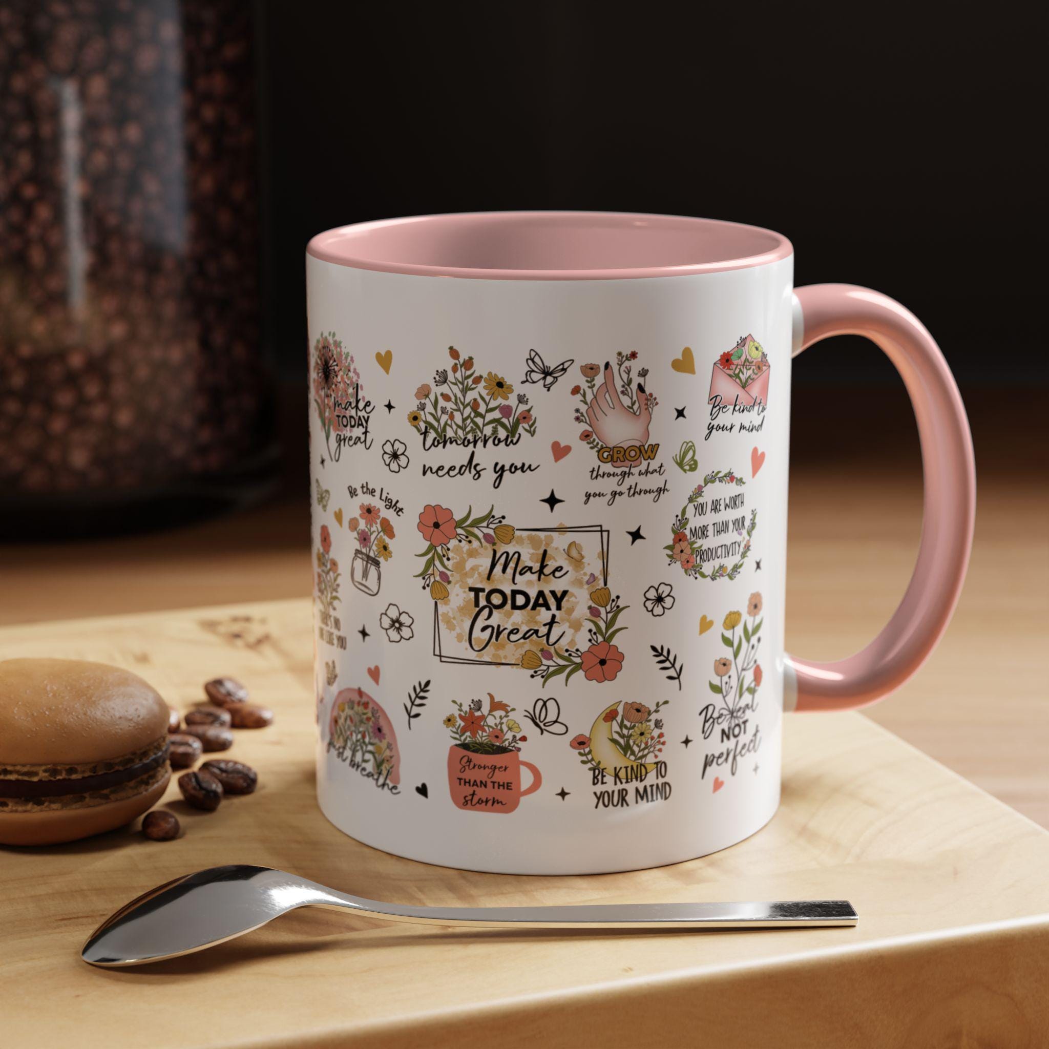 Discover Mental Health Mug - Inspirational Coffee and Tea Cup, Motivational Drinkware