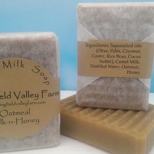 Oatmeal, Milk-n-Honey Soap image 2