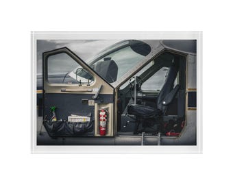 Cessna Caravan Acryl Fotoblock, Flugzeug Cockai Tür Schreibtisch Dekor, Pilot Geschenk Acrylblock, Luftfahrt Fine Art Print, 150 x 200 Kunstdruck