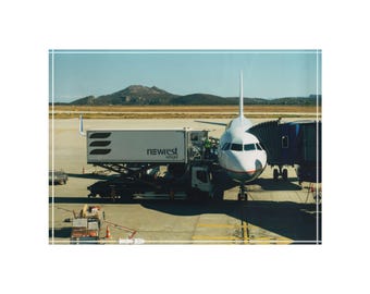airbus a320 flughafen acryl fotoblock, gepolsterter flughafen lokomotive schreibtisch dekor