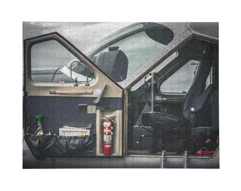 Cessna Caravan Flight Deck Premium Puzzle, Flugzeug Cockiturtür, Pilotengeschenk, Luftfahrt, Fine Art, 96/252/500/1000-Teile. Luftfahrt Geek Geschenk