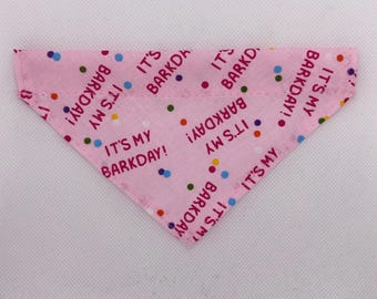 It's my BarkDay Dog Collar Bandana Dog Birthday Dog Accessories Pet Accessories