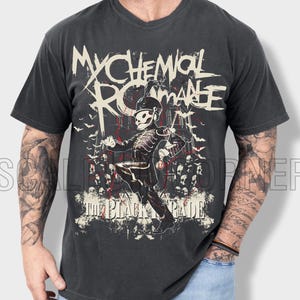 My Chemical Romance T-Shirt: 2025 Black Parade Tour, Emo Rock Band Tee