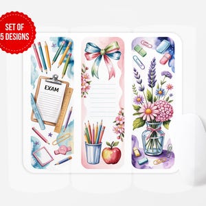 Tappetino per mouse personalizzabile per insegnanti, design a sublimazione/testo modificabile con graziose icone scolastiche, modello quadrato per tappetino per mouse, download digitale