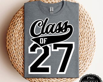 Senior 2027 Graduation PNG: Sublimation Design (Digital Download)