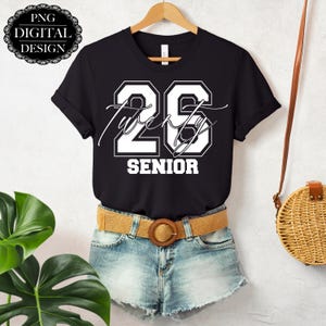 Senior 2026 PNG: Graduation Sublimation Design (Digital Download, 4000x4000 px)