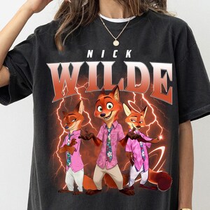 Zootopia 2 Characters Bootleg Vintage Shirt, Judy Hopps Nick Wilde Gary De'Snake Tee, Zootropolis, Disneyland Family 2025 Trip Shirt image 2