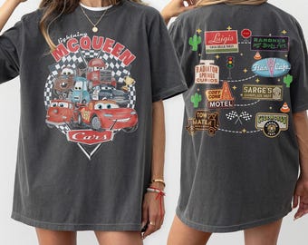 Lightning McQueen Cars Movie Shirt, Radiator Springs Trip Tee