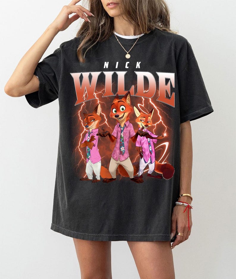 Zootopia 2 Characters Bootleg Vintage Shirt, Judy Hopps Nick Wilde Gary De'Snake Tee, Zootropolis, Disneyland Family 2025 Trip Shirt image 2