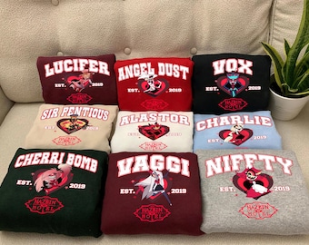 Limited Vintage Alastor Characters shirt, Haz-bin Ho-tel Season 2 Shirt & Hoodie Alastor Vivziepop T-shirt, Alastor Charlie Morningstar Tee