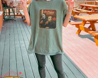Comfort Colors Halloween Shirt: Drink Dr Pepper Scary Movie Tee