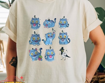 Kpop Demon Hunters Tiger Comfort Colors Shirt, Demon Hunter Tiger Tee, Kpop Huntrix Pin Shirt, Jinu Manga Shirt, Saja Girls Fan, Anime Shirt