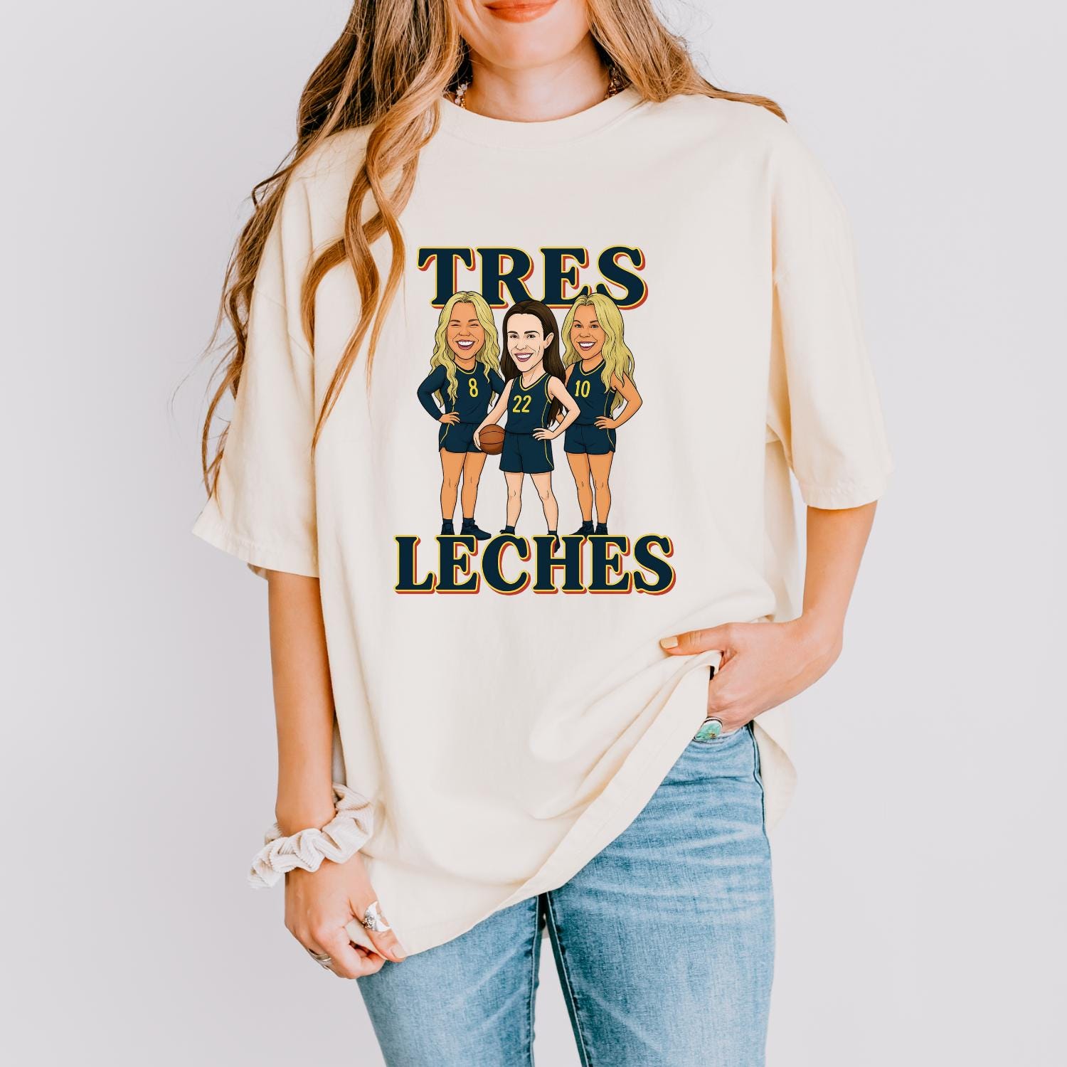 Tres Leches Shirt, Lexie Hull Shirt, Sophie Cunningham Tee, Step Sisters Shirt, Indiana Fever Trio, Tres Leches Basketball shirt,