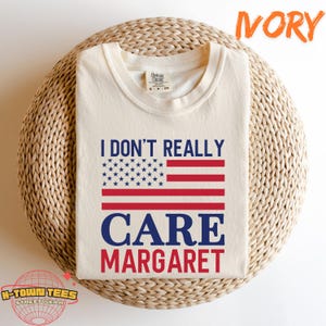 I dont really care Margaret Sweater, Vance Tshirt, JD Vance Tshirt, Vance Tshirt, Conservative Gift, I don&#39;t really care interview Vance