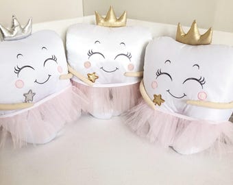 Tooth Fairy Pillow: Soft Plush Toy with Letter Gift