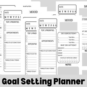 Goal Planner and Organizer | Achieve Your Dreams with Daily, Weekly,  Monthly Action Plans | For Productivity & Success. 2025 must have