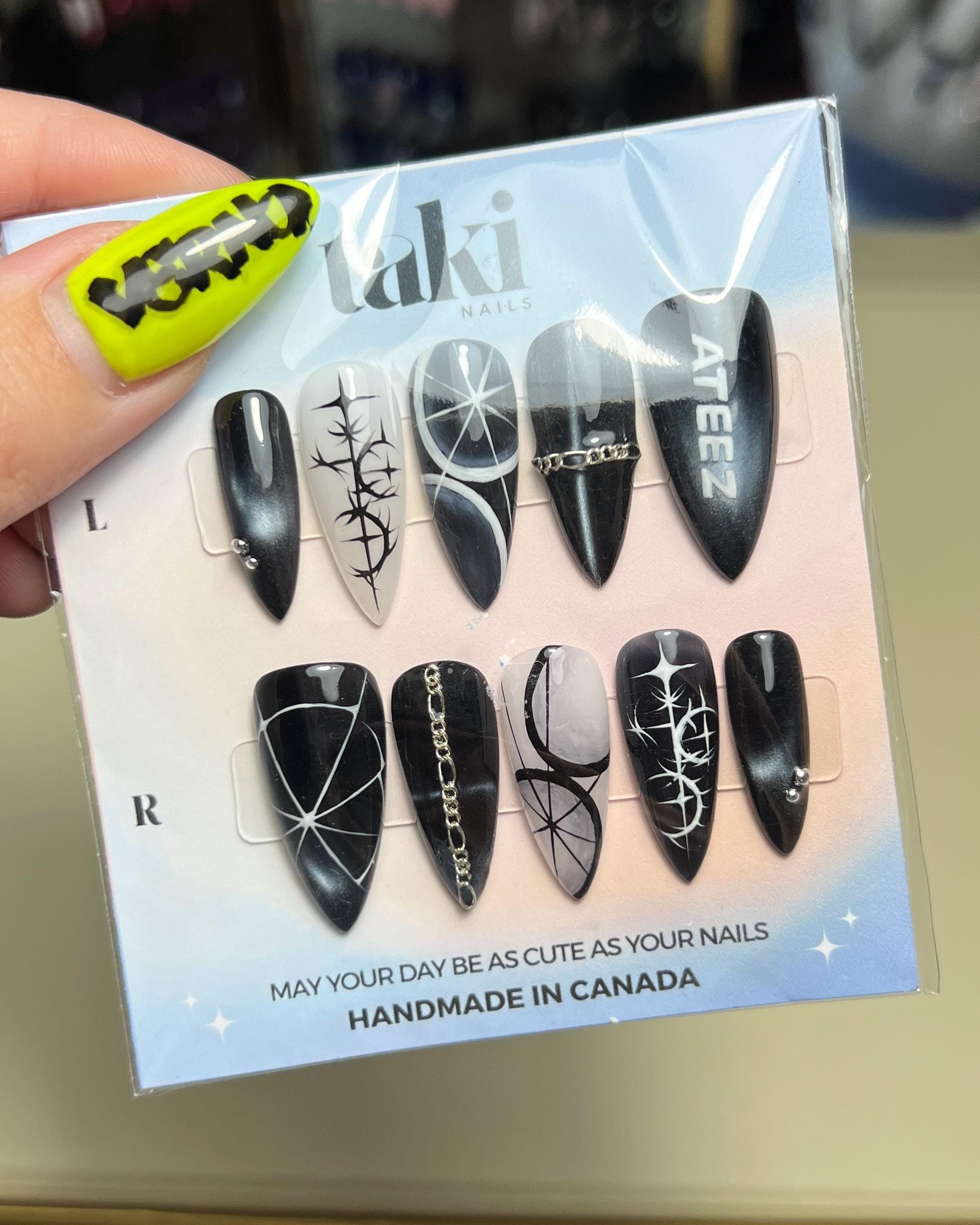 Ateez San Nails - Etsy