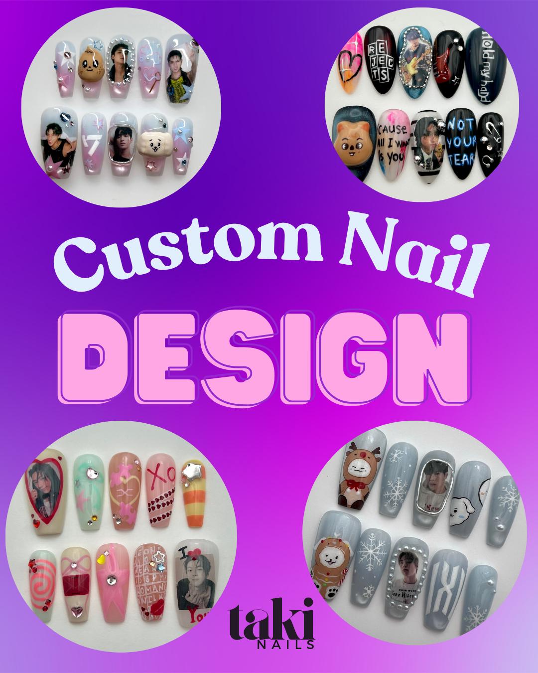 Ateez nail art - Etsy 日本